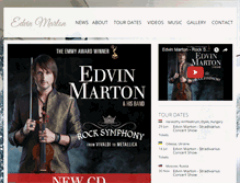 Tablet Screenshot of edvinmarton.com